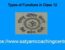 Types of Functions in Class 12