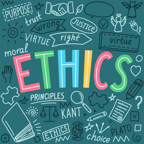 The main moral values are depicted on the image
