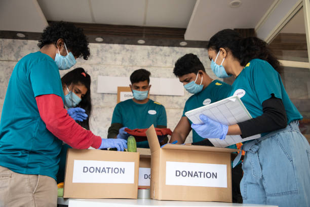 Hospital staff safeguarding blood donation