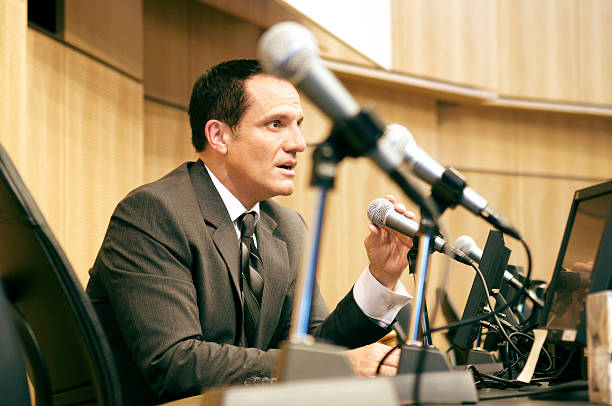 Political leaders making effective speeches