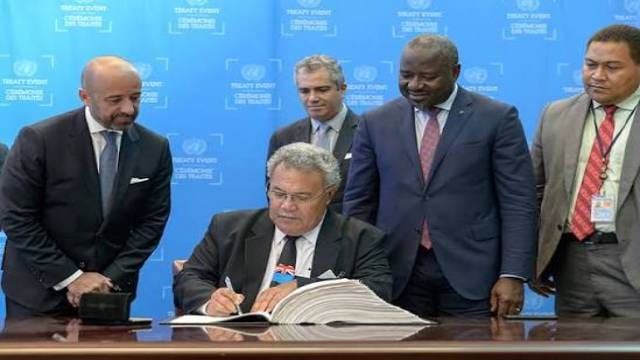 Some countries signing the CTBT