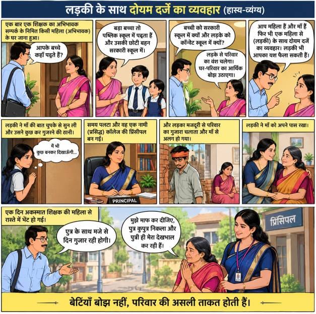 A satire on the exploitation of women