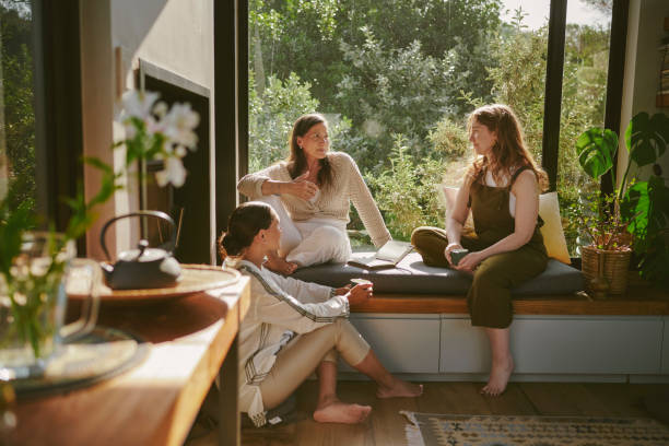 Women organizing their entire house