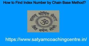 How to Find Index Number by Chain Base Method