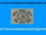 How to Solve Simultaneous Equations BSc Maths