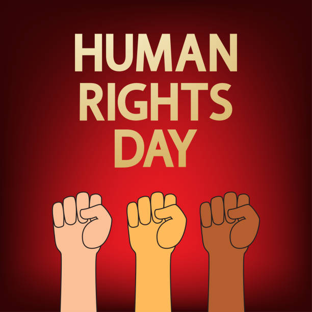 Raising your hand to commemorate Human Rights Day