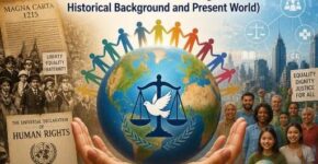 The Relevance of Human Rights is depicted on the world map