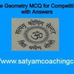 Coordinate Geometry MCQ for Competitive Exams with Answers