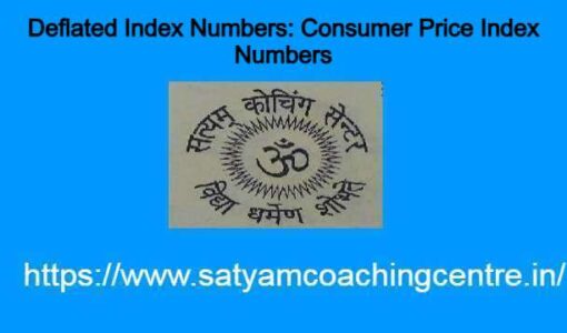 Deflated Index Numbers