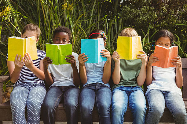 Students studying in groups