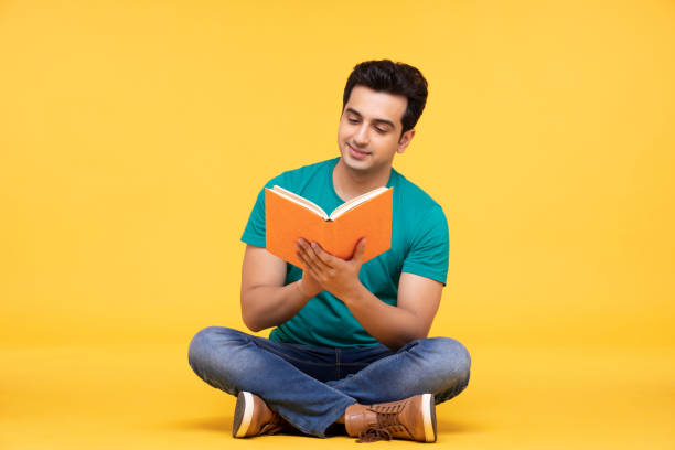 Student sitting down and preparing for half-yearly exams