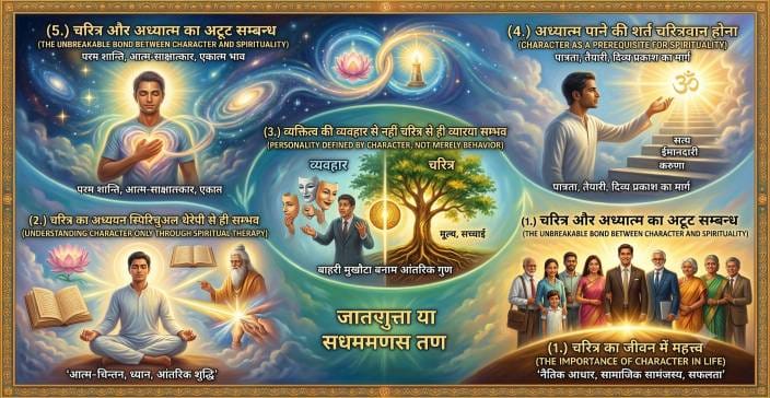 The main point of spirituality is the one who is virtuous
