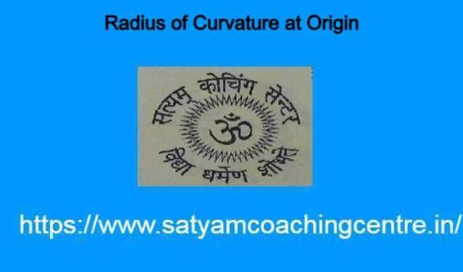 Radius of Curvature at Origin